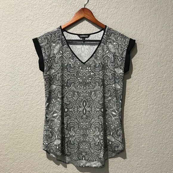 Express Paisley Print Top - Picture 1 of 3